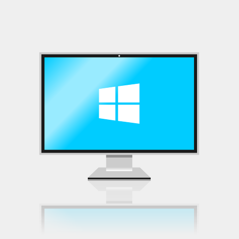 Ecran avec icone Windows