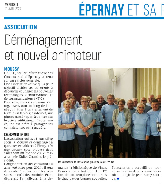 Article de presse Lunion